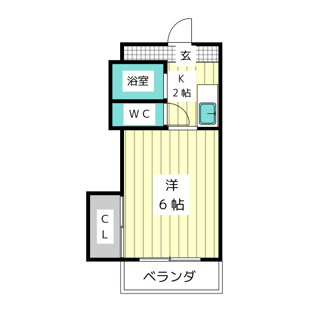 秀美寮 間取り
