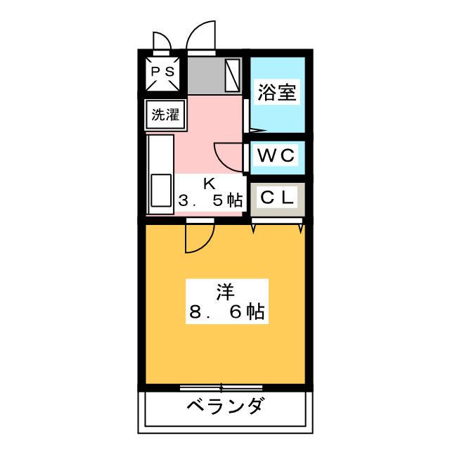 長谷川１２番館 間取り