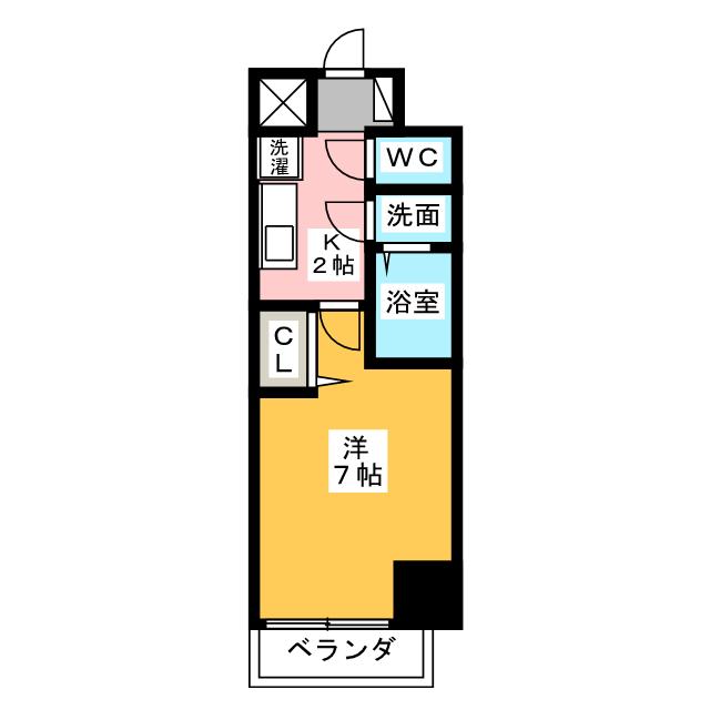 クラシタイヤー新栄 間取り