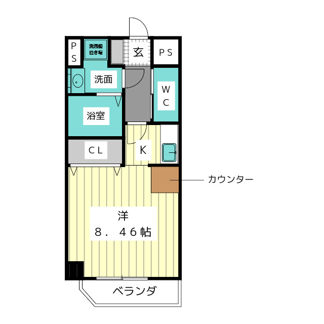 ベルメゾン三宅 間取り