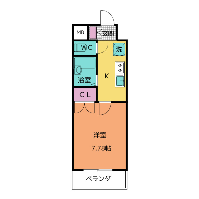 Ｅｓｔｕｄｉｏ原 間取り