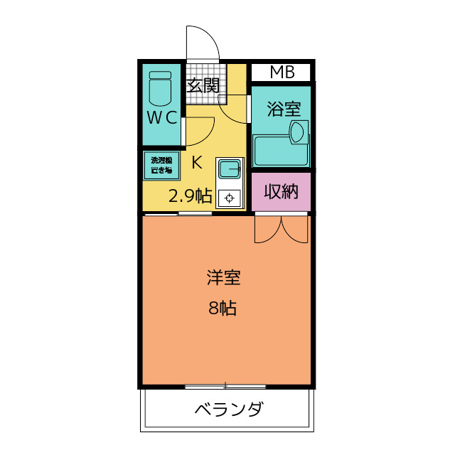 リバーサイドミキムラ 間取り