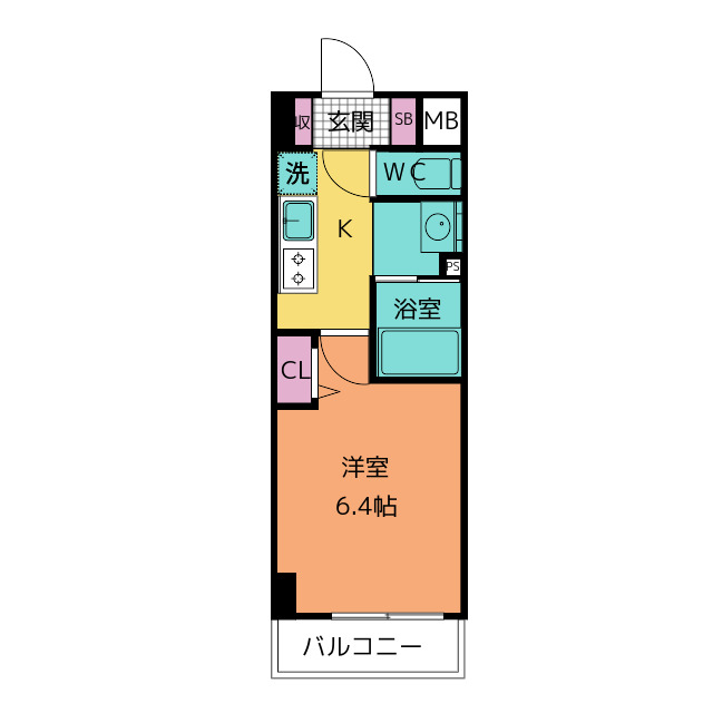 ラグゼナ上前津 間取り