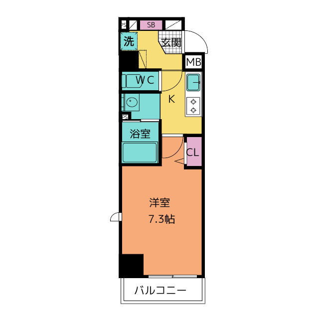 ラグゼナ上前津 間取り