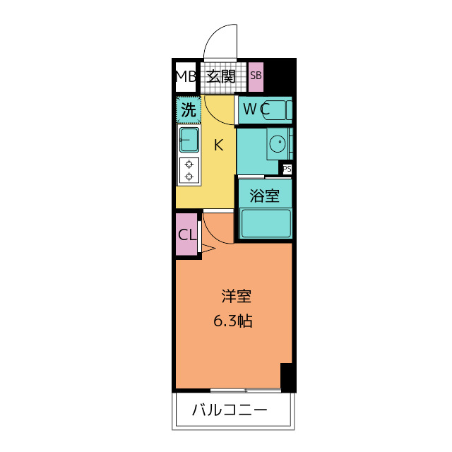 ラグゼナ上前津 間取り