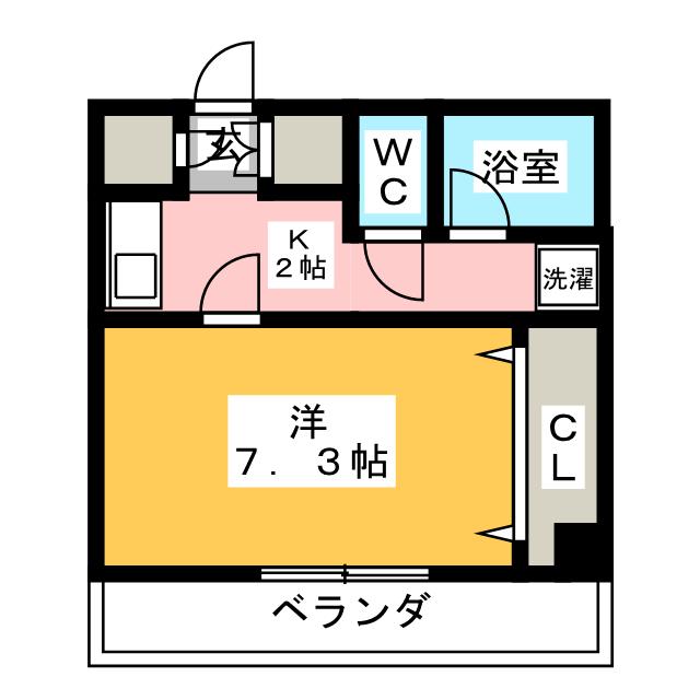 ＫＯＮＳＯＲＴＥ松原 間取り