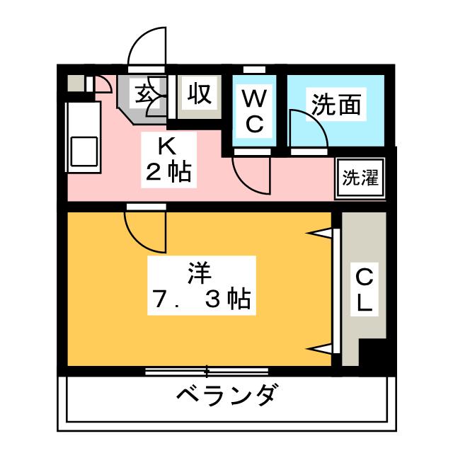 ＫＯＮＳＯＲＴＥ松原 間取り