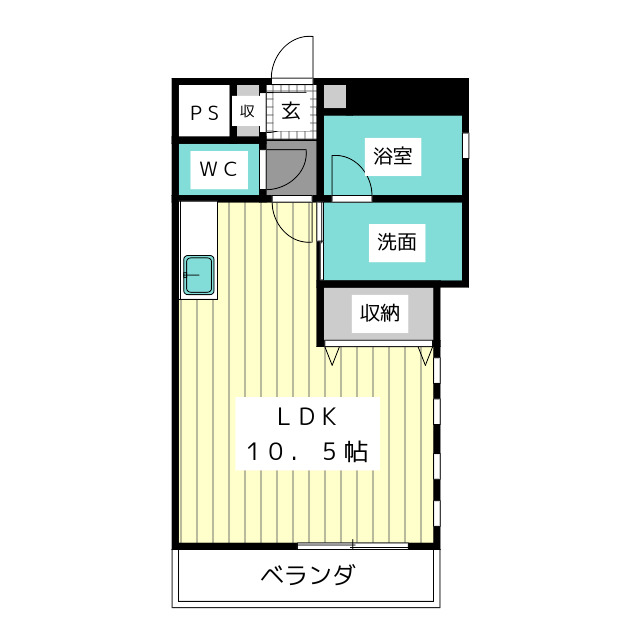 キャッスルミニ藤ヶ丘 間取り