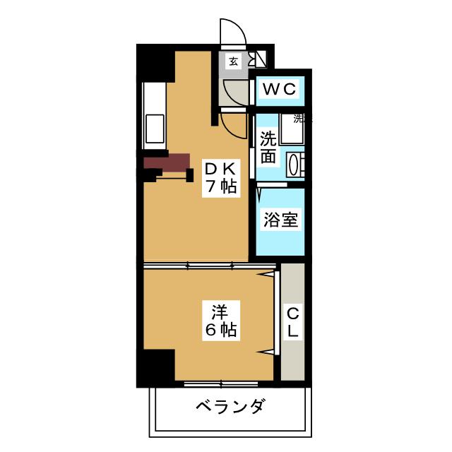 ヤマトマンション大須Ⅴ 間取り