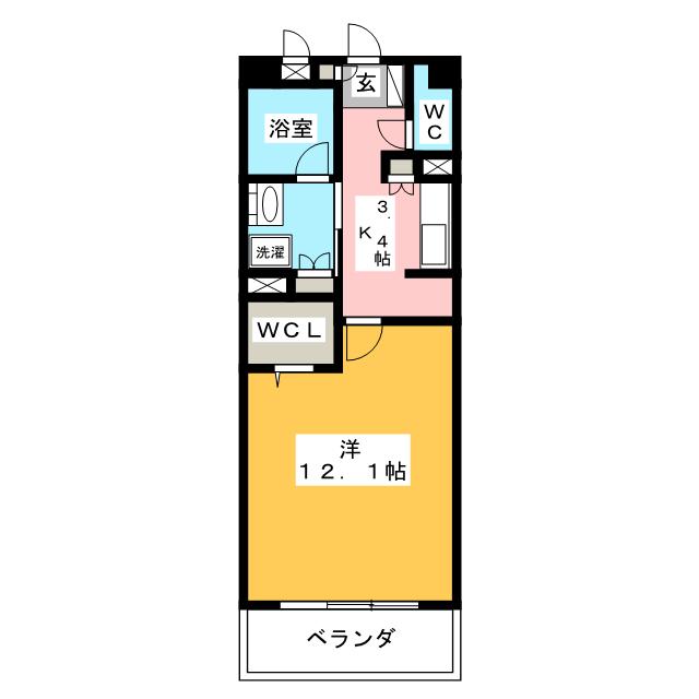 グラン・アベニュー鶴舞 間取り