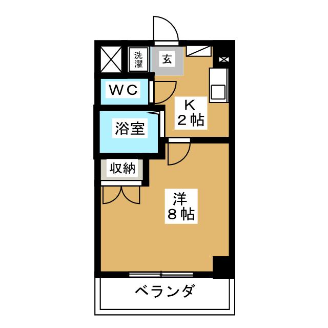 ヤマトマンション大須Ⅰ 間取り