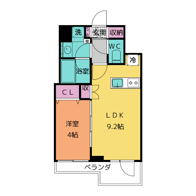 エスティメゾン東別院 間取り