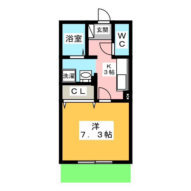 コーポイーグルⅡ 間取り