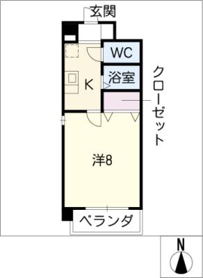 ｅＮａ　ＦＵＫＩＡＧＥ 間取り