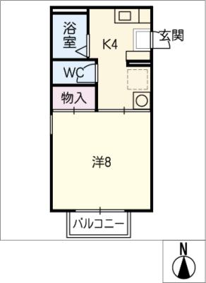 クリスタルビレッジＢ棟 間取り