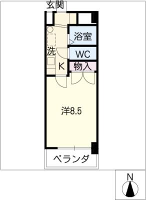 Ｌｉｆｅ　Ｓｔａｇｅ　四谷 間取り