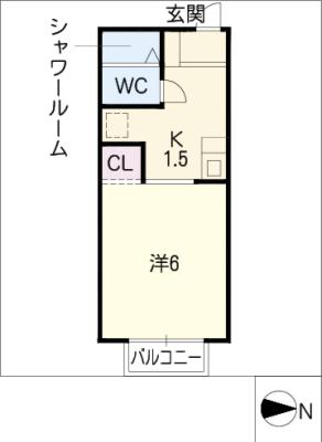 メゾン・ラポール　Ｂ棟 間取り