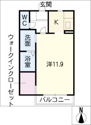 ディアス竜美丘Ａ 間取り