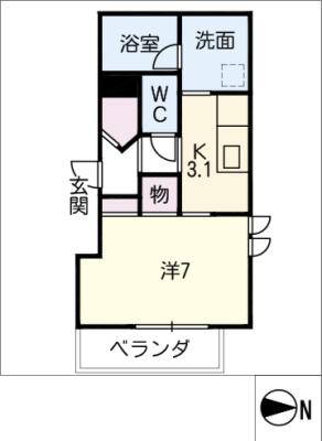 シャーメゾン唐山 間取り