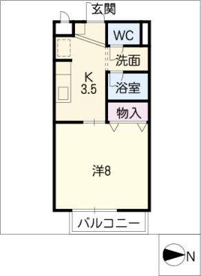  SURPLUS ONEちひろＡ棟 間取り