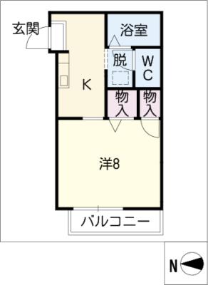 クレール東岡崎 間取り