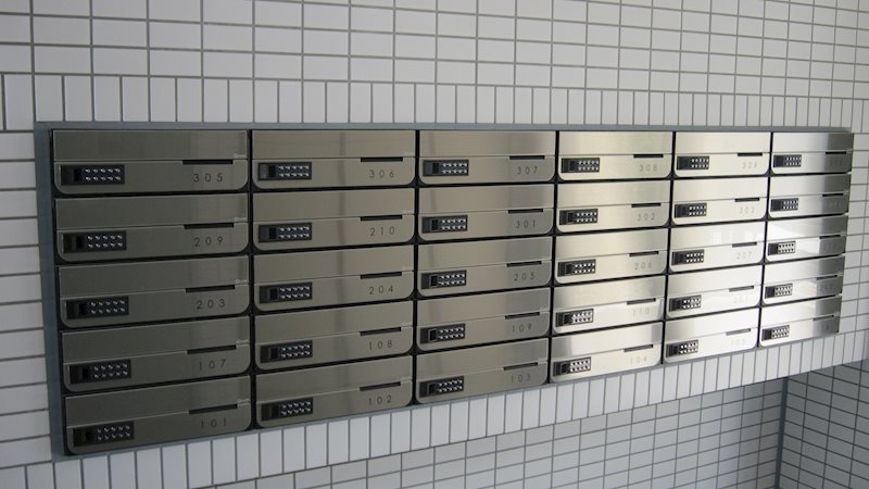 アマルフィ 郵便受け