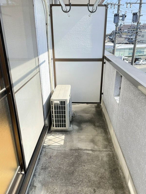 サンハイツ栗真 ベランダ