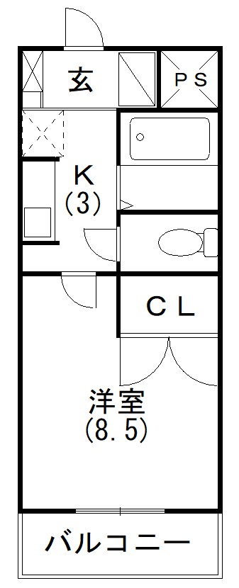 スペースG住吉 間取り