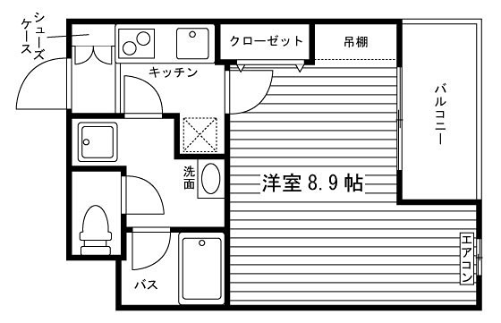 パルウェーブ表山 間取り