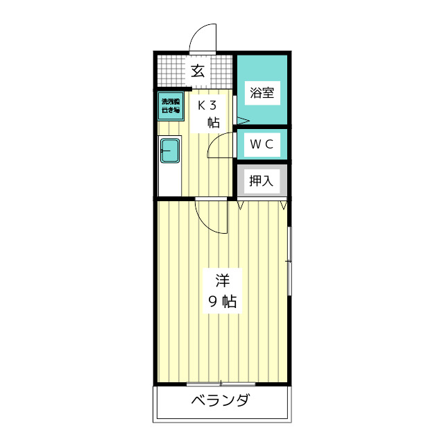 クレール藤ヶ丘 間取り