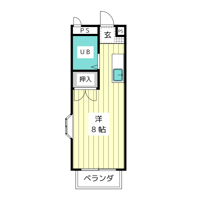 エステートピア浅井Ⅲ 間取り