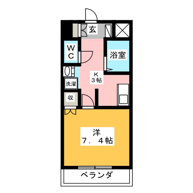 Ｃｏｚｙ　Ｃｏｕｒｔ　下池川 間取り