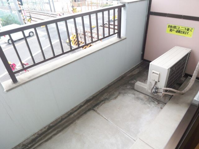 苺マンション ベランダです