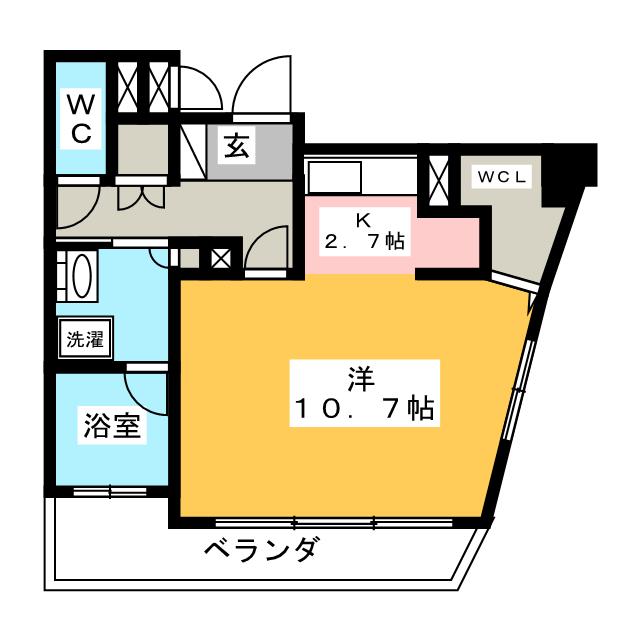 グラン・アベニュー鶴舞 間取り