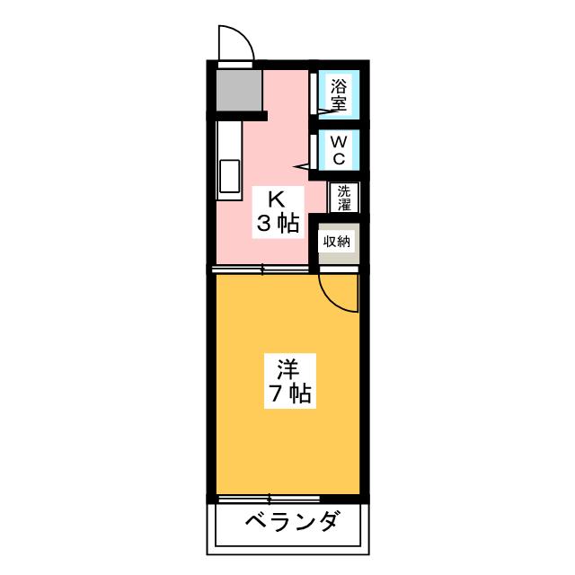 コーポ姫ケ池 間取り