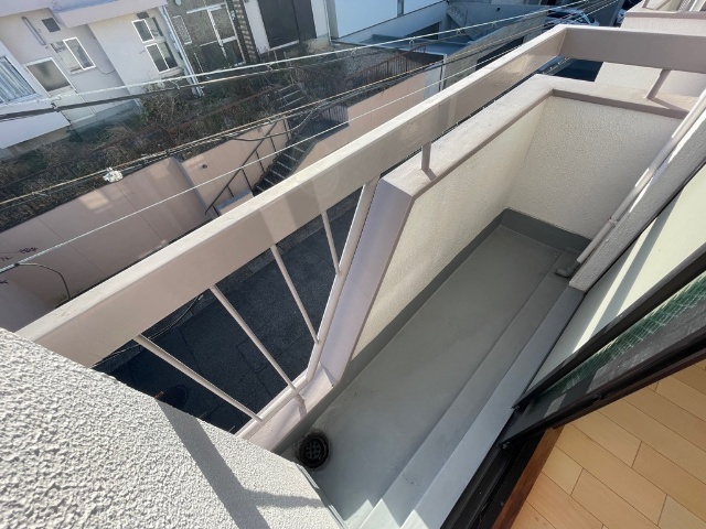 明和マンション ベランダ