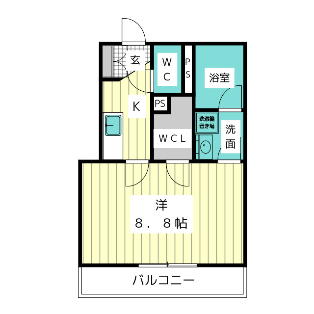 ブランセン川名 間取り
