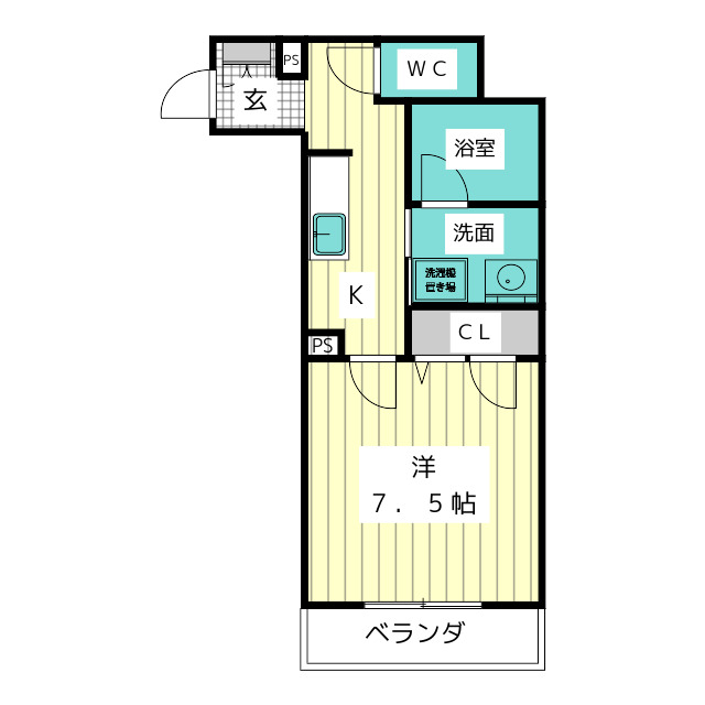 ブランセン川名 間取り