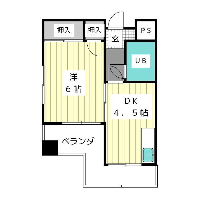 秀美寮 間取り