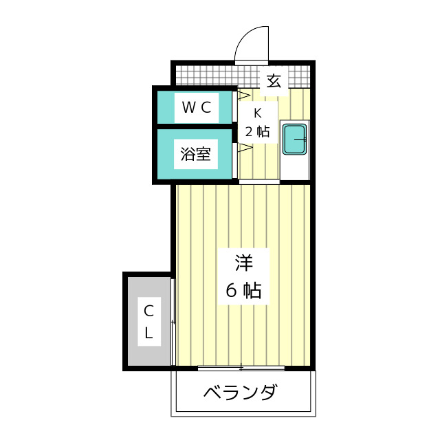 秀美寮 間取り