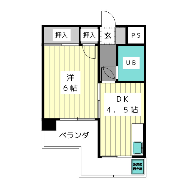 秀美寮 間取り