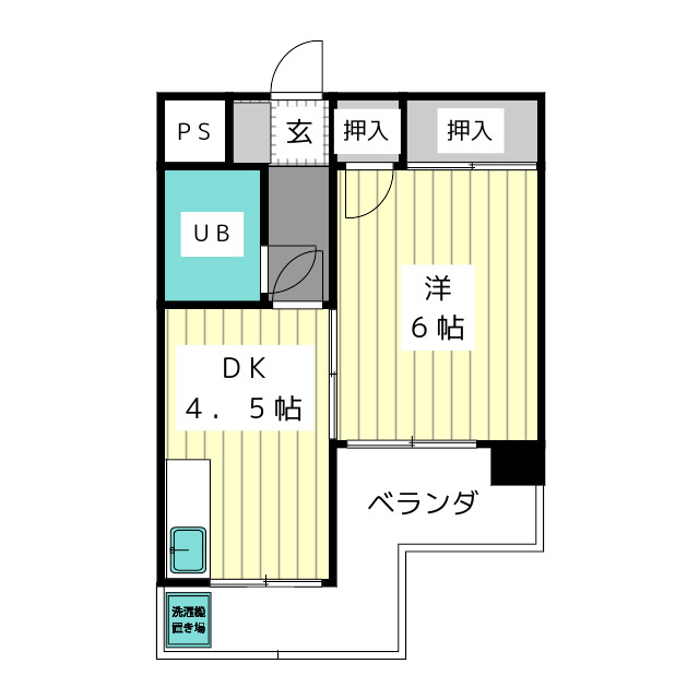 秀美寮 間取り