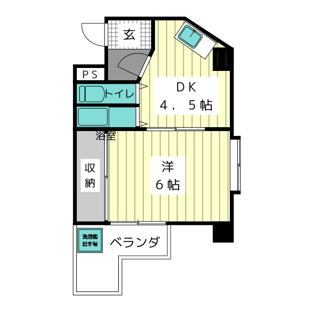秀美寮 間取り