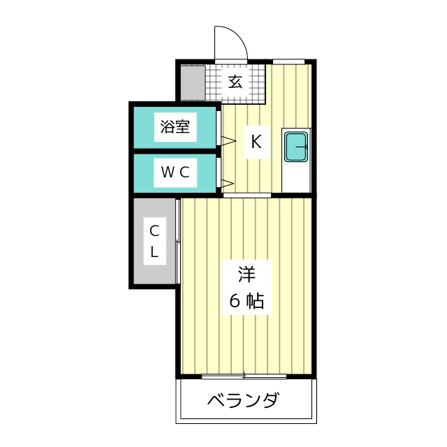 秀美寮 間取り