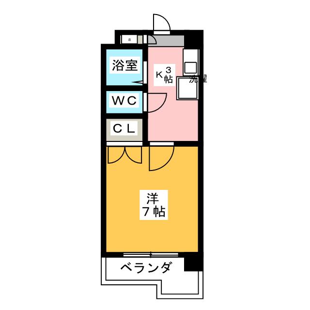 幸川マンション北館 間取り