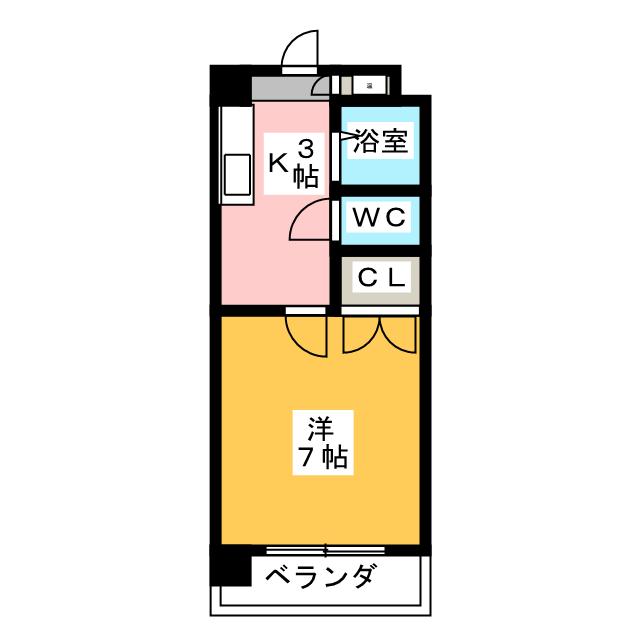 幸川マンション北館 間取り