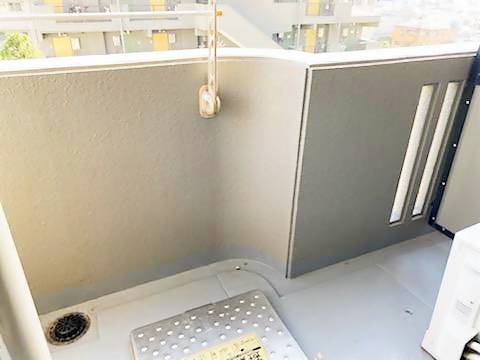 幸川マンション北館 ベランダ