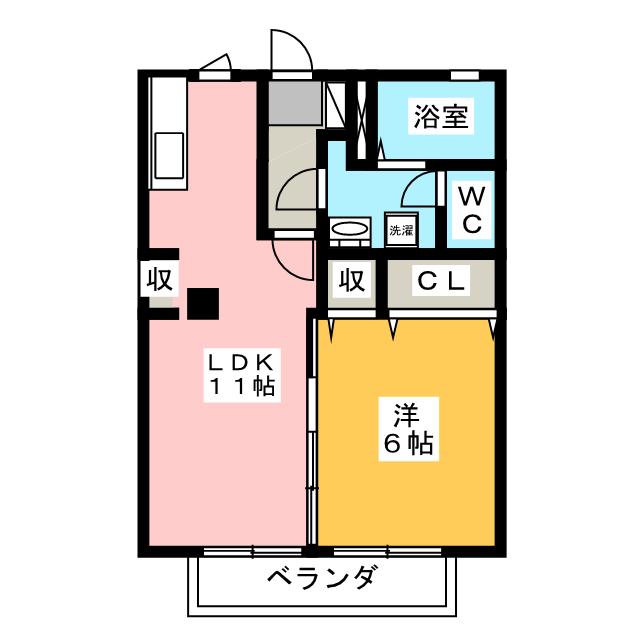 セフィラ権現谷Ｂ 間取り