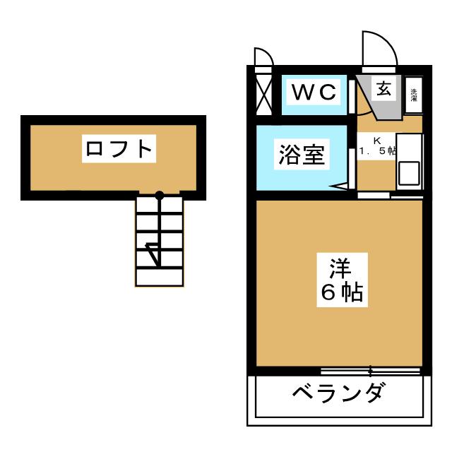 ル・クールＫ１ 間取り