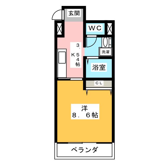 グレースハイツ新栄 間取り